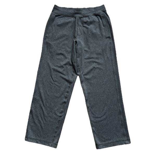 Lululemon Sweatpants Mens Lg Heathered Gray Straight Leg Stretch Pockets Casual - Picture 1 of 12